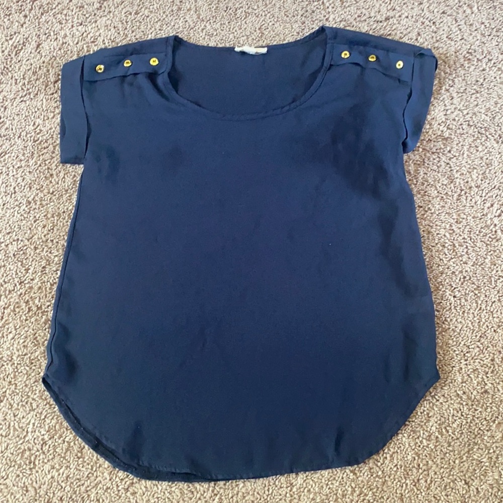 Navy blue blouse